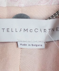 Hot Sale 🌟 Stella McCartney Pink Brocade Blazer S For 👩 Women ⌛ -Stella McCartney Shop luxury women stella mccartney used clothes p43872 008
