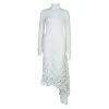 Hot Sale 😀 Stella McCartney White Daisy Embroidery Turtle Neck 👗 Dress XS For 👩 Women ✔️ -Stella McCartney Shop luxury women stella mccartney used clothes p44822 001
