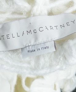 Hot Sale 😀 Stella McCartney White Daisy Embroidery Turtle Neck 👗 Dress XS For 👩 Women ✔️ -Stella McCartney Shop luxury women stella mccartney used clothes p44822 008