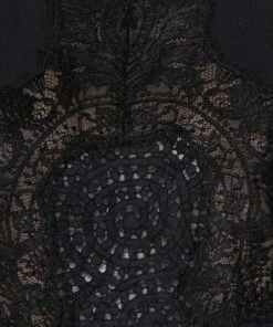 Deals 🎉 Stella McCartney Black Crepe & Lace Oversized Mini 👗 Dress M For 👩 Women 🛒 -Stella McCartney Shop luxury women stella mccartney used clothes p450658 005