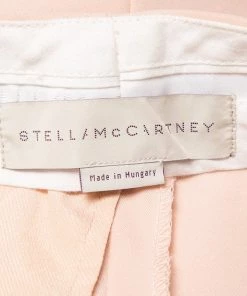 Buy 🎁 Stella McCartney Pink Wool Flared Leg Trousers S For 👩 Women ⭐ -Stella McCartney Shop luxury women stella mccartney used clothes p450678 003