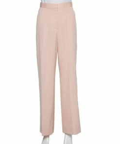 Buy 🎁 Stella McCartney Pink Wool Flared Leg Trousers S For 👩 Women ⭐