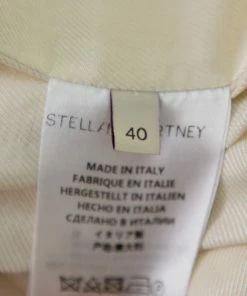 Hot Sale 🔥 Stella McCartney Cream Wool Sleeveless Button Front Blazer 🧥 Coat M For 👩 Women ✨ -Stella McCartney Shop luxury women stella mccartney used clothes p450683 004