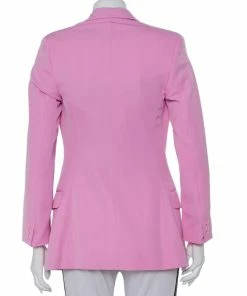 Promo 😀 Stella McCartney Pink Wool Double Breasted Blazer S For 👩 Women 🔥 -Stella McCartney Shop luxury women stella mccartney used clothes p450685 001