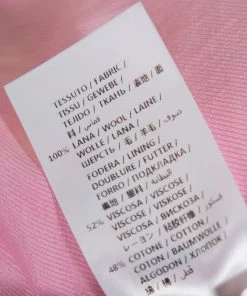 Promo 😀 Stella McCartney Pink Wool Double Breasted Blazer S For 👩 Women 🔥 -Stella McCartney Shop luxury women stella mccartney used clothes p450685 007