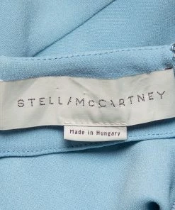 Coupon 😉 Stella McCartney Powder Blue Crepe Paneled Midi 👗 Dress S For 👩 Women ⌛ -Stella McCartney Shop luxury women stella mccartney used clothes p452164 006