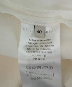 Hot Sale ⭐ Stella McCartney White Crepe Julia Joggers S For 👩 Women 🤩 -Stella McCartney Shop luxury women stella mccartney used clothes p452174 001