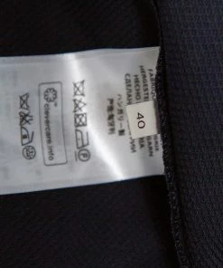 Best reviews of ❤️ Stella McCartney Navy Blue Embroidered Cotton Penelope Midi 👗 Skirt S For 👩 Women ✔️ -Stella McCartney Shop luxury women stella mccartney used clothes p452329 004