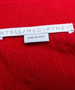 Best Sale โค๏ธ Stella McCartney Red Wool & Lace Paneled Button Front Cardigan S For ๐ฉ Women โจ 13 Best Sale โค๏ธ Stella McCartney Red Wool & Lace Paneled Button Front Cardigan S For ๐ฉ Women โจ -Stella McCartney Shop luxury women stella mccartney used clothes p454115 001