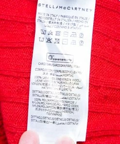 Best Sale โค๏ธ Stella McCartney Red Wool & Lace Paneled Button Front Cardigan S For ๐ฉ Women โจ 15 Best Sale โค๏ธ Stella McCartney Red Wool & Lace Paneled Button Front Cardigan S For ๐ฉ Women โจ -Stella McCartney Shop luxury women stella mccartney used clothes p454115 003