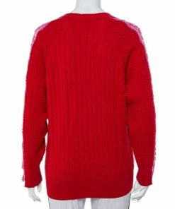 Best Sale โค๏ธ Stella McCartney Red Wool & Lace Paneled Button Front Cardigan S For ๐ฉ Women โจ 11 Best Sale โค๏ธ Stella McCartney Red Wool & Lace Paneled Button Front Cardigan S For ๐ฉ Women โจ -Stella McCartney Shop luxury women stella mccartney used clothes p454115 007