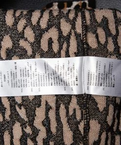 Promo ✨ Stella McCartney Brown Leopard Print Jacquard Bootcut Cropped Pants XS For 👩 Women 👏 -Stella McCartney Shop luxury women stella mccartney used clothes p459066 001