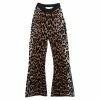 Promo ✨ Stella McCartney Brown Leopard Print Jacquard Bootcut Cropped Pants XS For 👩 Women 👏 -Stella McCartney Shop luxury women stella mccartney used clothes p459066 007