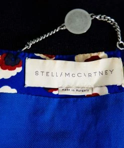 Top 10 👍 Stella McCartney Multicolor Printed Silk Zip Front Bomber Jacket S For 👩 Women 👏 -Stella McCartney Shop luxury women stella mccartney used clothes p459108 003