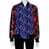 Top 10 👍 Stella McCartney Multicolor Printed Silk Zip Front Bomber Jacket S For 👩 Women 👏 -Stella McCartney Shop luxury women stella mccartney used clothes p459108 008