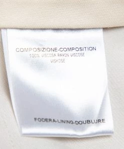 Budget ⌛ Stella McCartney Beige Crepe Straight Leg Pants S For 👩 Women 💯 -Stella McCartney Shop luxury women stella mccartney used clothes p461433 003