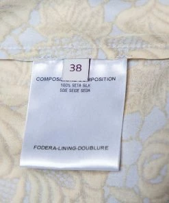 Best deal 🥰 Stella McCartney Yellow Floral Printed Silk Tapered Pants S For 👩 Women 🎉 -Stella McCartney Shop luxury women stella mccartney used clothes p461485 003