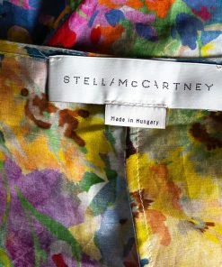 Cheapest 🥰 Stella McCartney Multicolor Floral Printed Cotton Ruffled Wide Leg Jumpsuit M For 👩 Women 👍 -Stella McCartney Shop luxury women stella mccartney used clothes p464553 003