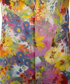 Cheapest 🥰 Stella McCartney Multicolor Floral Printed Cotton Ruffled Wide Leg Jumpsuit M For 👩 Women 👍 -Stella McCartney Shop luxury women stella mccartney used clothes p464553 005