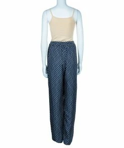 Deals 👏 Stella McCartney Printed Wide Leg Silk Trousers M For 👩 Women 🧨 -Stella McCartney Shop luxury women stella mccartney used clothes p46753 0003
