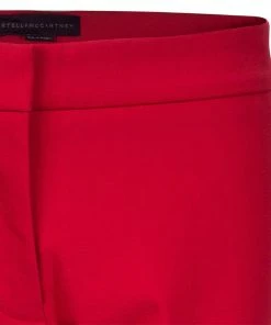 Flash Sale 🛒 Stella McCartney Red Tailored Trousers M For 👩 Women 🥰 -Stella McCartney Shop luxury women stella mccartney used clothes p46755 0004