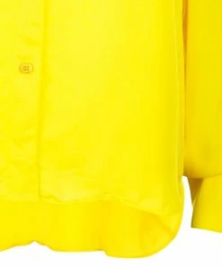 Buy ⭐ Stella McCartney Canary Yellow Button Down Blouse M For 👩 Women 🧨 -Stella McCartney Shop luxury women stella mccartney used clothes p46761 005