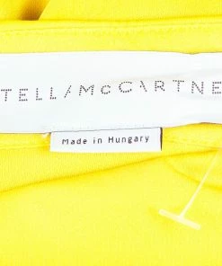 Buy ⭐ Stella McCartney Canary Yellow Button Down Blouse M For 👩 Women 🧨 -Stella McCartney Shop luxury women stella mccartney used clothes p46761 008