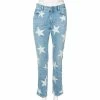 Buy 😉 Stella McCartney Blue Denim Star Printed Denim Boyfriend 👖 Jeans M For 👩 Women ⌛