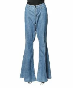 Best Sale 🤩 Stella McCartney Blue Denim Flared Leg 👖 Jeans L For 👩 Women ✨