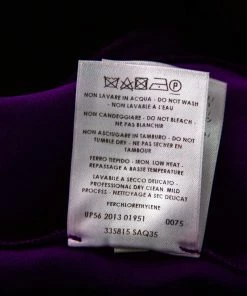 Hot Sale 🧨 Stella McCartney Violet Crepe Long Sleeve Flared 👗 Dress S For 👩 Women ✔️ -Stella McCartney Shop luxury women stella mccartney used clothes p477981 004