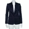 Brand new 🎉 Stella McCartney Navy Blue Wool Single Button Blazer S For 👩 Women ✔️