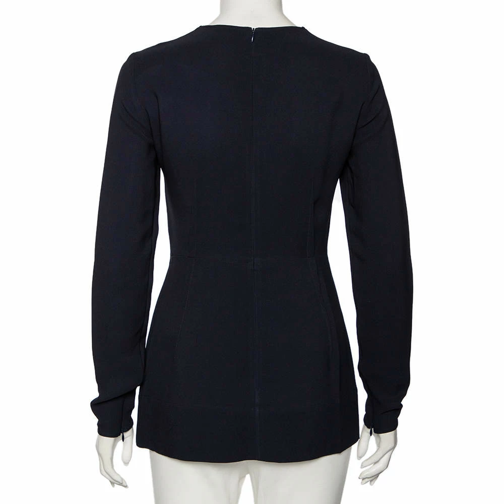 Best Pirce ๐งจ Stella McCartney Navy Blue Cady Long Sleeve Peplum Blouse S For ๐ฉ Women ๐ 5 Best Pirce ๐งจ Stella McCartney Navy Blue Cady Long Sleeve Peplum Blouse S For ๐ฉ Women ๐ - Image 3