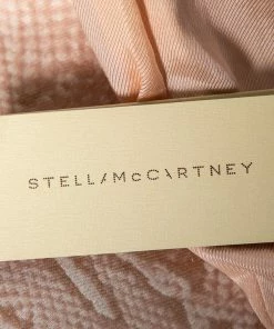 Best Pirce 😉 Stella McCartney Blush Pink Snakeskin Jacquard Patterned Kevin 🧥 Coat M For 👩 Women 😍 -Stella McCartney Shop luxury women stella mccartney used clothes p491193 006