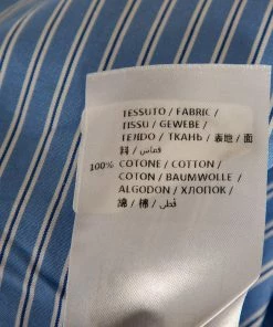 Wholesale 😍 Stella McCartney Blue Striped Cotton Belted Poplin Pants L For 👩 Women ✔️ -Stella McCartney Shop luxury women stella mccartney used clothes p491312 008