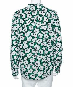Best Sale ❤️ Stella McCartney Multicolored Floral Printed Wilson Silk Long Sleeve Blouse M For 👩 Women 🌟 -Stella McCartney Shop luxury women stella mccartney used clothes p493575 004