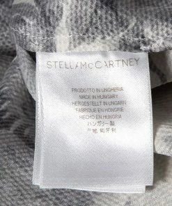 Best Sale ✔️ Stella McCartney Monochrome Floral Printed Silk Short 👗 Dress M For 👩 Women ⭐ -Stella McCartney Shop luxury women stella mccartney used clothes p502011 004