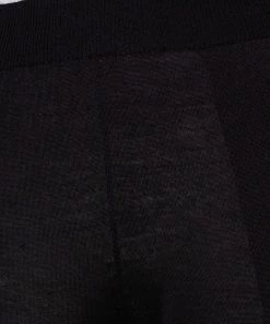 Best deal ✨ Stella McCartney Black Cashmere & Silk Knit Tapered High Rise Pants S For 👩 Women 🔔 -Stella McCartney Shop luxury women stella mccartney used clothes p503788 007