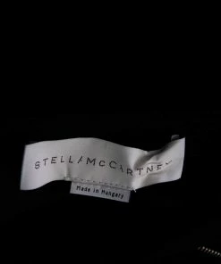 New 🛒 Stella McCartney Black Crepe Zip Detail Long Sleeve Arlesa Blouse L For 👩 Women 👏 -Stella McCartney Shop luxury women stella mccartney used clothes p508007 002