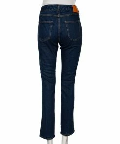 Brand new 💯 Stella McCartney Blue Denim Monogram Lining Slim-Fit 👖 Jeans M For 👩 Women 🤩 -Stella McCartney Shop luxury women stella mccartney used clothes p508632 003