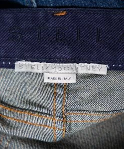 Brand new 💯 Stella McCartney Blue Denim Monogram Lining Slim-Fit 👖 Jeans M For 👩 Women 🤩 -Stella McCartney Shop luxury women stella mccartney used clothes p508632 004