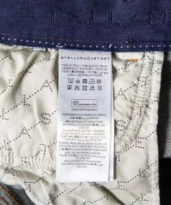 Brand new 💯 Stella McCartney Blue Denim Monogram Lining Slim-Fit 👖 Jeans M For 👩 Women 🤩 -Stella McCartney Shop luxury women stella mccartney used clothes p508632 005
