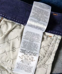 Brand new 💯 Stella McCartney Blue Denim Monogram Lining Slim-Fit 👖 Jeans M For 👩 Women 🤩 -Stella McCartney Shop luxury women stella mccartney used clothes p508632 006