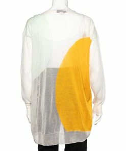 Top 10 ๐ Stella McCartney Multicolor Silk And Cotton Patterned Knit Sheer Detail Top M For ๐ฉ Women โ๏ธ 10 Top 10 ๐ Stella McCartney Multicolor Silk And Cotton Patterned Knit Sheer Detail Top M For ๐ฉ Women โ๏ธ -Stella McCartney Shop luxury women stella mccartney used clothes p514188 002