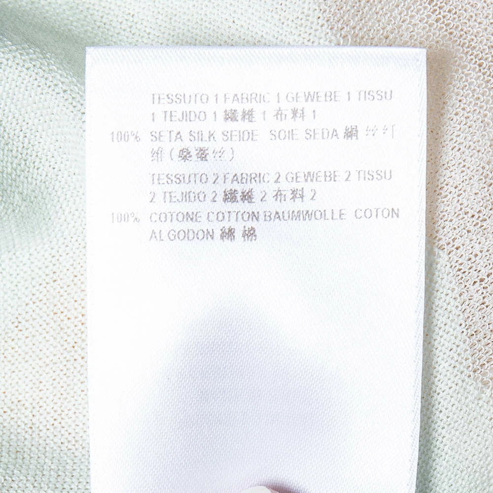 Top 10 ๐ Stella McCartney Multicolor Silk And Cotton Patterned Knit Sheer Detail Top M For ๐ฉ Women โ๏ธ 8 Top 10 ๐ Stella McCartney Multicolor Silk And Cotton Patterned Knit Sheer Detail Top M For ๐ฉ Women โ๏ธ - Image 6