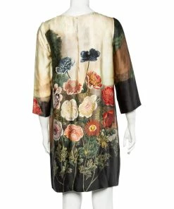 Wholesale ❤️ Stella McCartney Multicolor Garden Printed Silk Shift 👗 Dress M For 👩 Women ✔️ -Stella McCartney Shop luxury women stella mccartney used clothes p514189 002