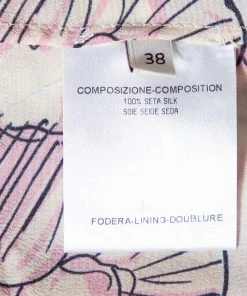 Brand new 🎁 Stella McCartney Multicolored Floral Printed Silk Ruffled Sleeveless Top S For 👩 Women ✨ -Stella McCartney Shop luxury women stella mccartney used clothes p525226 004