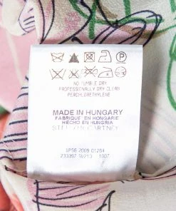 Brand new 🎁 Stella McCartney Multicolored Floral Printed Silk Ruffled Sleeveless Top S For 👩 Women ✨ -Stella McCartney Shop luxury women stella mccartney used clothes p525226 005