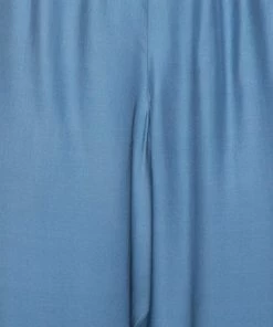 Best Pirce 🎁 Stella McCartney Blue Silk Elasticized Waist Pants M For 👩 Women ❤️ -Stella McCartney Shop luxury women stella mccartney used clothes p531587 004
