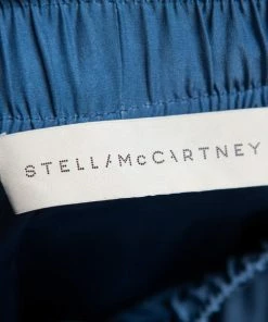 Best Pirce 🎁 Stella McCartney Blue Silk Elasticized Waist Pants M For 👩 Women ❤️ -Stella McCartney Shop luxury women stella mccartney used clothes p531587 006