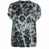 Budget 👍 Stella McCartney Grey Leopard Print Top M For 👩 Women 😉 -Stella McCartney Shop luxury women stella mccartney used clothes p53383 001